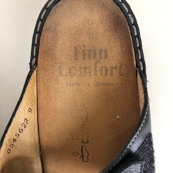 FINN COMFORT Pattaya Black Leather Sandals Sz 42EU / M 9-9.5 / W 11-11.5 - Picture 10 of 13